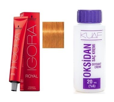 Schwarzkopf Igora Royal 8-77 Açık Kumral Yoğun Bakır Krem Saç Boyası 60 ml