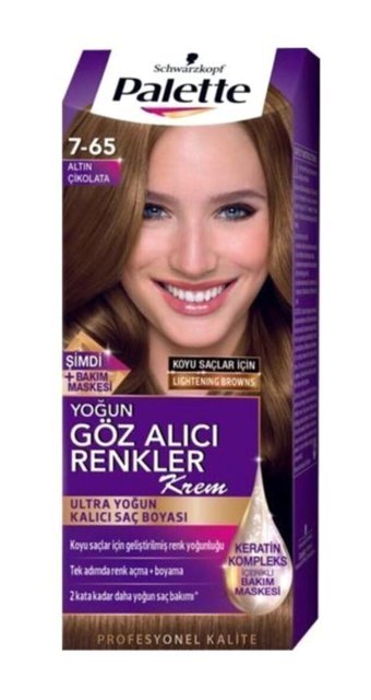 Schwarzkopf Palette Göz Alıcı Renkler 7.65 Krem Saç Boyası 50 ml