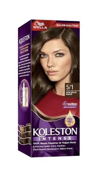 Wella Koleston Intense 5.1 Açık Küllü Kahve Krem Saç Boyası 50 Ml