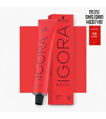 Schwarzkopf Igora Royal Mini Oksidan 5.65 Açık Kahve Çikolata Altın Krem Saç Boyası 60 ml