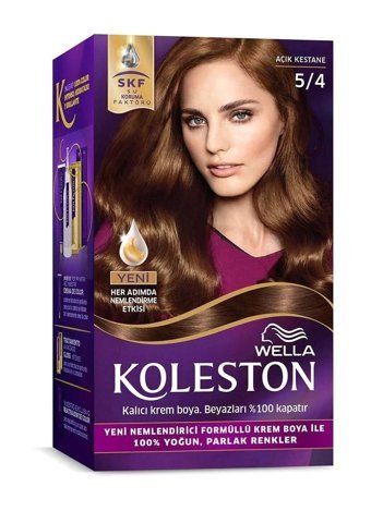 Wella Koleston Set 5.4 Açık Kestane Krem Saç Boyası 50 ml