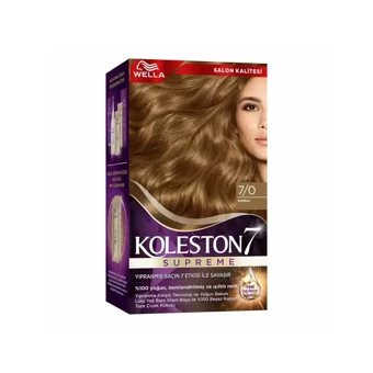 Wella Koleston Supreme 7.0 Kumral Krem Saç Boyası 50 Ml