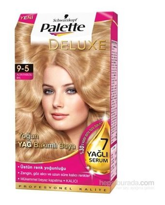 Schwarzkopf Palette Deluxe 9.5 Altın Parıltılı Bal Krem Saç Boyası 50 ml