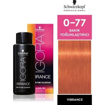 Schwarzkopf Igora Royal Vibrance 0.77 Bakır Yoğunlaştırıcı Krem Saç Boyası 60 ml
