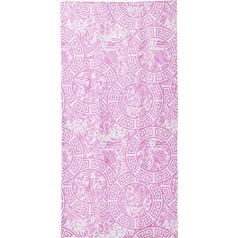 Airycot Tiger Pamuklu Plaj Havlusu Pembe