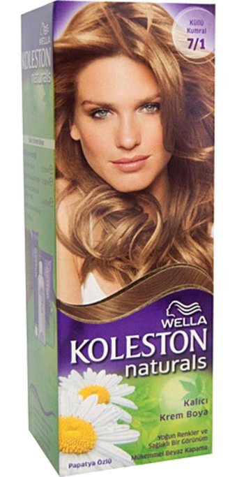 Wella Koleston Naturals 7.1 Küllü Kumral Krem Saç Boyası 50 Ml