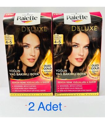 Schwarzkopf Palette Deluxe 4.5 Altın Parıltılı Mocha Krem Saç Boyası 50 ml
