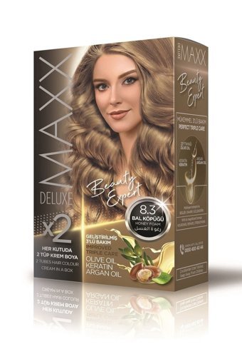 Maxx Deluxe Beauty Expert 8.3 Bal Köpüğü Krem Saç Boyası 60 Ml