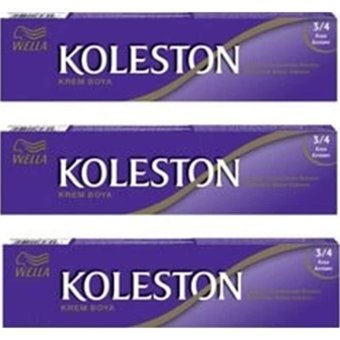 Wella Koleston 3.4 Koyu Kestane Krem Saç Boyası 50 ml
