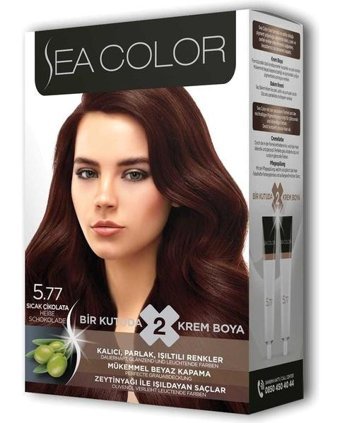 Sea Color Set 5.77 Sıcak Çikolata Krem Saç Boyası 50 ml