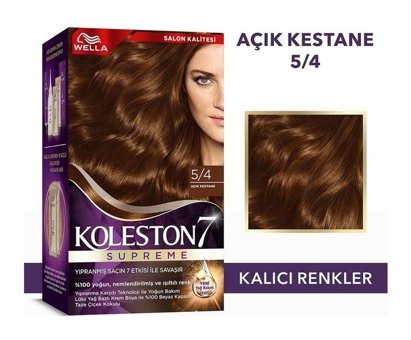Wella Koleston Supreme 54 Kestane Krem Saç Boyası 50 Ml