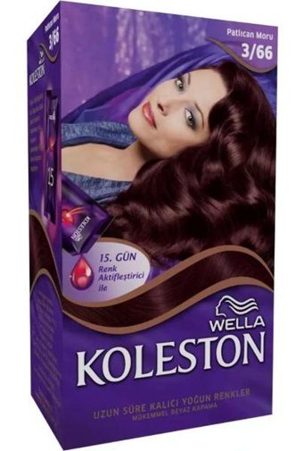 Wella Koleston Set 3.66 Patlıcan Moru Krem Saç Boyası 50 ml