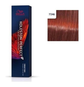Wella Koleston Perfect Me+ 77.46 Yoğun Sarışın Kırmızı Mor Krem Saç Boyası 60 Ml
