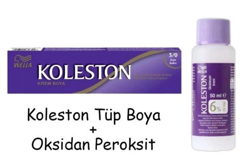 Wella Koleston Oksidan 3.0 Koyu Kahve Krem Saç Boyası 60 Ml