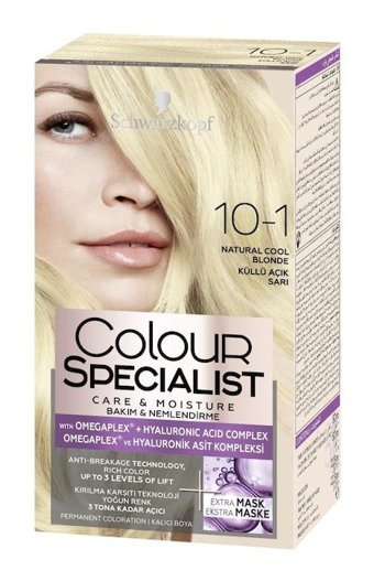 Schwarzkopf Colour Specialist 10.1 Küllü Açık Sarı Krem Saç Boyası 50 ml