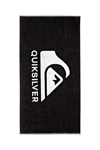 Quiksilver Salty Trims Pamuklu Plaj Havlusu Siyah