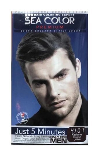 Sea Color Just Men 45295 Kestane Erkek Saç Boyası 50 ml