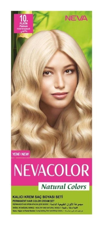 Nevacolor Natural Colors 10. Platin Krem Saç Boyası 50 Ml