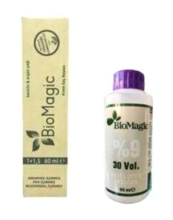 BioMagic Keratin & Argan Yağı 88.76 Kumral Bakır Amonyaksız Krem Saç Boyası 60 Ml