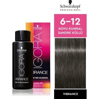 Schwarzkopf Igora Royal Vibrance 6.12 Koyu Kumral Sandre Küllü Krem Saç Boyası 60 ml