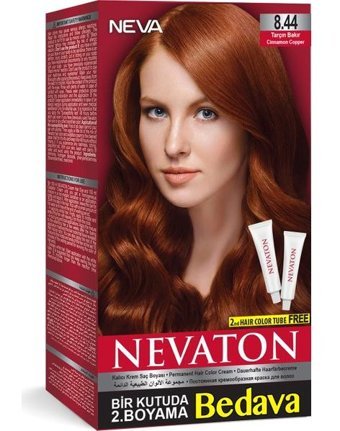 Nevacolor Nevaton 8.44 Krem Saç Boyası 50 ml