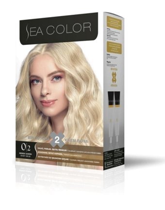 Sea Color Colour Cream 0.2 Sarı Krem Saç Boyası 50 ml