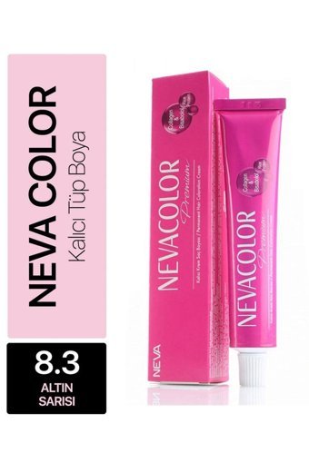 Nevacolor Premium 8.3 Altın Sarısı Krem Saç Boyası 50 Ml
