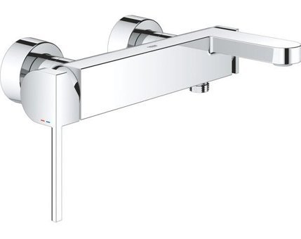Grohe Plus Krom Aç Kapa Kare Banyo Bataryası Krom