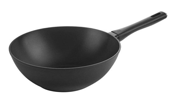 Zwilling Madura 662913060 Plastik Saplı Alüminyum 30 cm Wok Tava Siyah