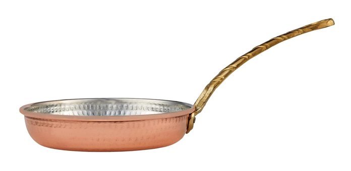 Karaca Alacahöyük Bakır 22 cm Düz Tava