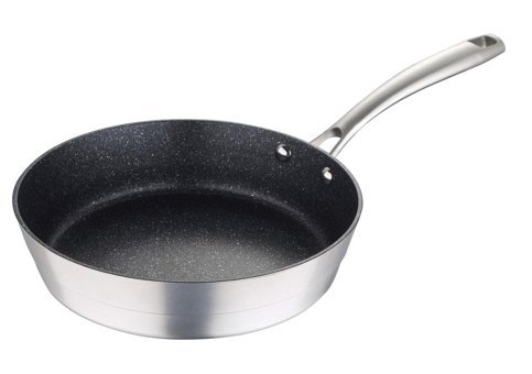 Princess Masterpro 3421 Metal Saplı Alüminyum 24 cm Düz Tava Gri