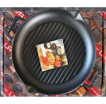 Lava Lv Gt 30 T5 Döküm Saplı Döküm 30 cm Grill Tava Siyah