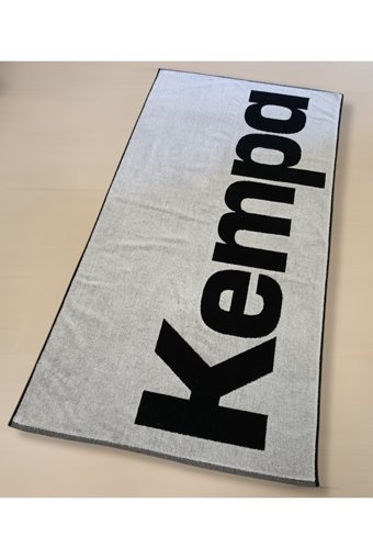 Cottontherapy Kempa Pamuklu Plaj Havlusu Beyaz Siyah
