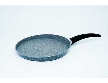 Hiper Ece Plastik Saplı Granit 22 cm Krep Tava Mavi
