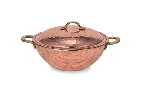 Turna Bakır 4812-1 Bakır 25 cm Wok Tava