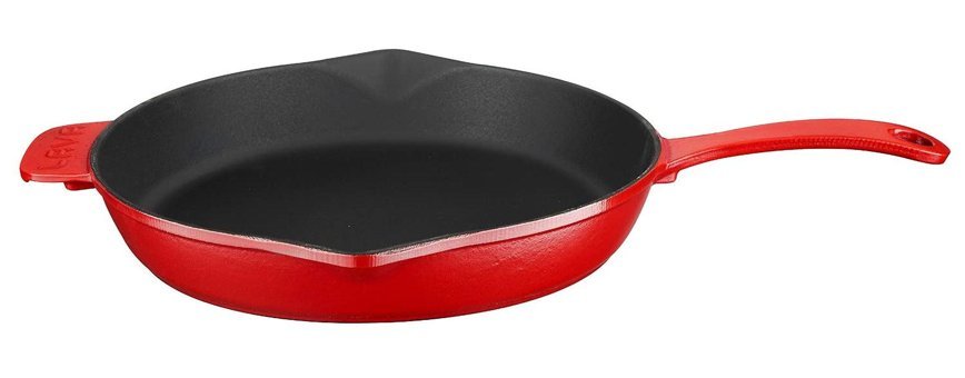 Lava Spring Döküm 28 cm Kızartma Tava Kırmızı