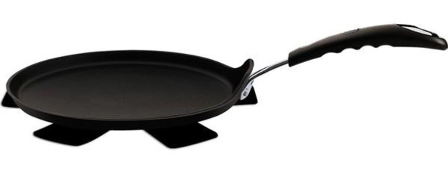 Berlinger Haus BH/6128 Plastik Saplı Alüminyum 25 cm Krep Tava Siyah