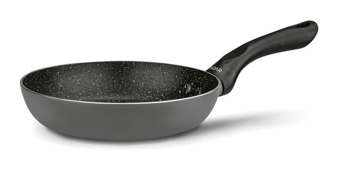 Tadar Amarantina Plastik Saplı Alüminyum 18 cm Kızartma Tava Gri
