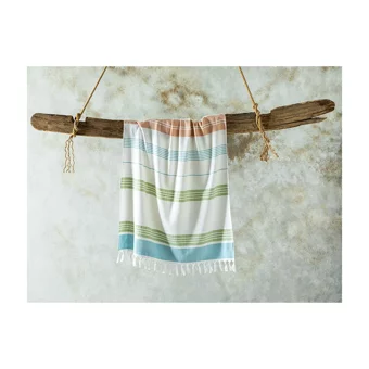 English Home Nova Pamuklu Polyester Plaj Havlusu Çok Renkli