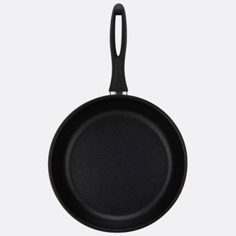 Fagor Inoxtherm Plastik Saplı Paslanmaz Çelik 28 cm Kızartma Tava Siyah