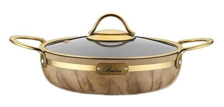 Brioni Selection Metal Saplı Alüminyum 20 cm Sahan Tava Krem