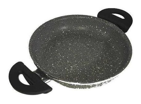 By Hanedan Esse Plastik Saplı Alüminyum 24 cm Sahan Tava Gri