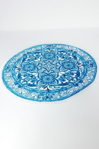 Trendyolmilla Pamuklu Polyester Plaj Havlusu Mavi