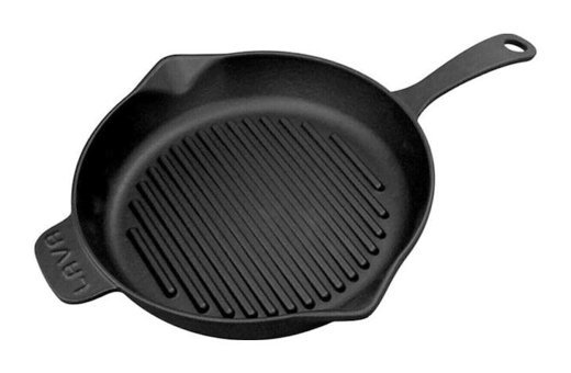 Lava Döküm Saplı Döküm 28 cm Kızartma Tava Siyah