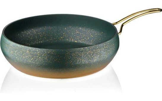Lavonni Çelik Saplı Döküm 28 cm Güveç Tava Siyah