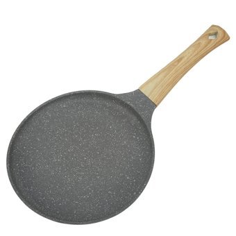 Tıta-Dong Ahşap Saplı 20 cm Kızartma Tava Gri