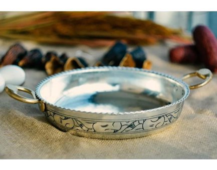 Bakır Concept Fırfırlı Bakır 18 cm Sahan Tava Gri