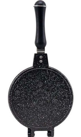 Taşhan Plastik Saplı Granit 20 cm Waffle Tava Siyah