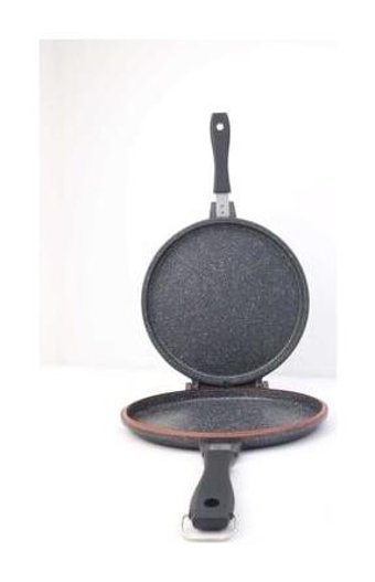 Thermoad Plastik Saplı Alüminyum Döküm 28 cm balık Tava Gri