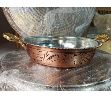 Zinnun Bakır 23 cm Sahan Tava